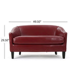 Divanetto in ecopelle Justine di Christopher Knight Home