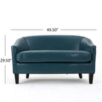 Divanetto in ecopelle Justine di Christopher Knight Home