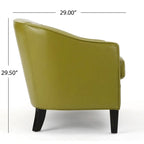 Divanetto in ecopelle Justine di Christopher Knight Home