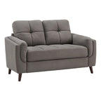 Canapé deux places Dorelle de 61 de largeur avec accoudoirs en microfibre, par iNSPIRE Q Modern