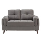 Canapé deux places Dorelle de 61 de largeur avec accoudoirs en microfibre, par iNSPIRE Q Modern