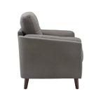 Canapé deux places Dorelle de 61 de largeur avec accoudoirs en microfibre, par iNSPIRE Q Modern