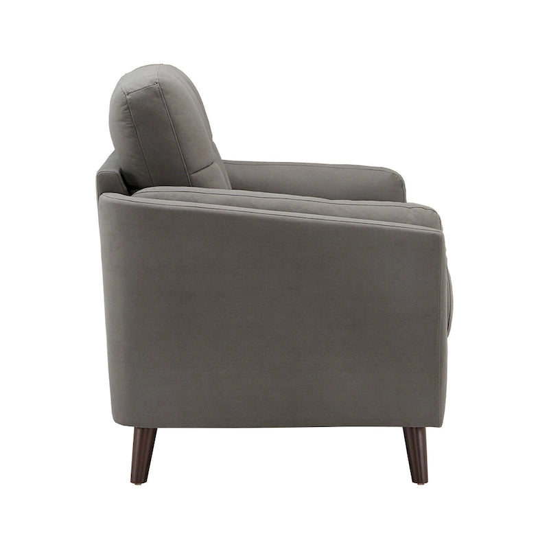 Canapé deux places Dorelle de 61 de largeur avec accoudoirs en microfibre, par iNSPIRE Q Modern