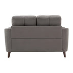 Canapé deux places Dorelle de 61 de largeur avec accoudoirs en microfibre, par iNSPIRE Q Modern