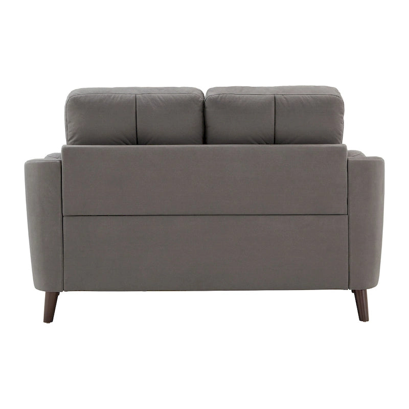 Canapé deux places Dorelle de 61 de largeur avec accoudoirs en microfibre, par iNSPIRE Q Modern