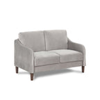 Divanetto moderno imbottito in velluto da 52 pollici DH BASIC con cuscini