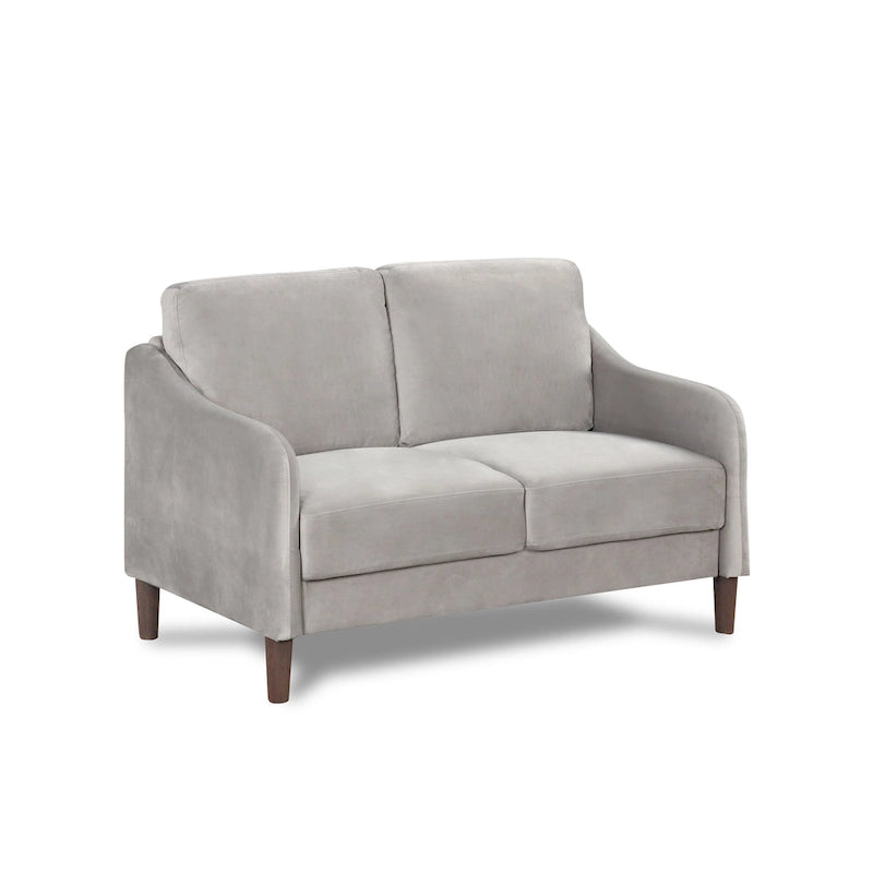 Divanetto moderno imbottito in velluto da 52 pollici DH BASIC con cuscini