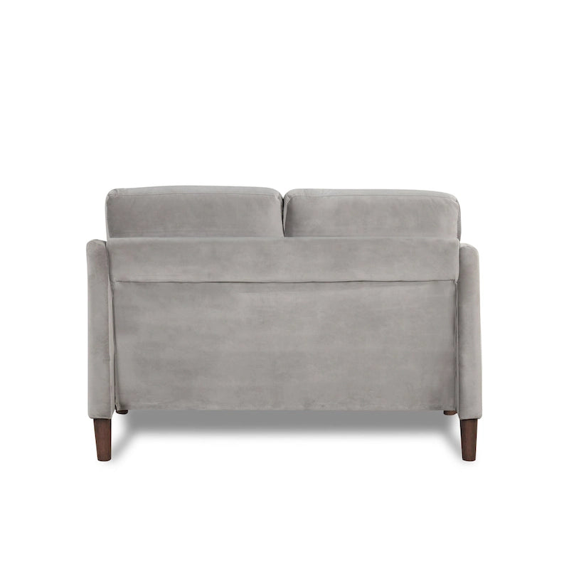 Divanetto moderno imbottito in velluto da 52 pollici DH BASIC con cuscini