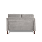 Divanetto moderno imbottito in velluto da 52 pollici DH BASIC con cuscini