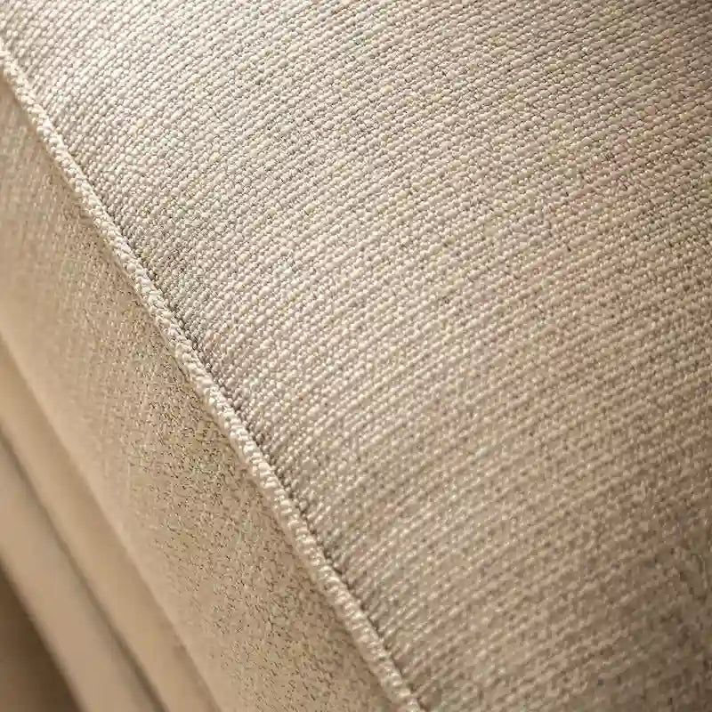 Furniture of America Qyn - perinteinen beige pehmustettu kaksipaikkainen sohva massiivipuusta
