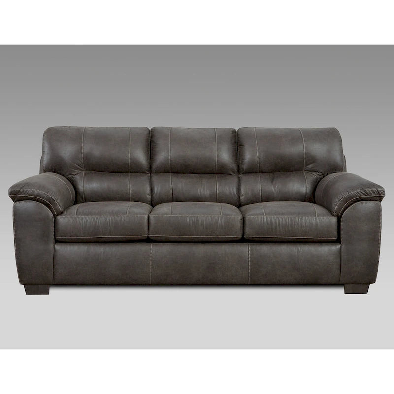 Roundhill Furniture Tirana modern, szövetborítású, párnázott karfás, 4 részes kanapészett Sequoia Ash színben