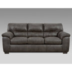 Roundhill Furniture Tirana modern, szövetborítású, párnázott karfás, 4 részes kanapészett Sequoia Ash színben