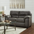 Roundhill Furniture Tirana modern, szövetborítású, párnázott karfás, 4 részes kanapészett Sequoia Ash színben