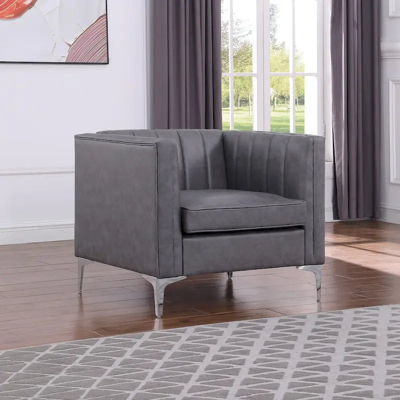 Nowoczesny zestaw sof do salonu Morden Fort, 3-częściowy zestaw: sofa, dwuosobowa sofa i fotel