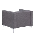 Nowoczesny zestaw sof do salonu Morden Fort, 3-częściowy zestaw: sofa, dwuosobowa sofa i fotel