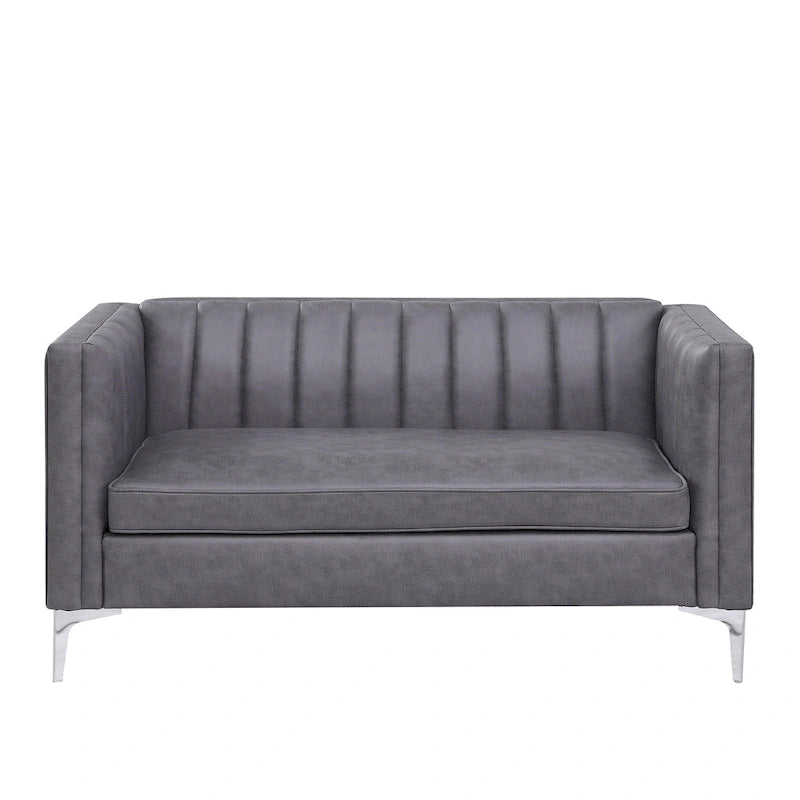 Nowoczesny zestaw sof do salonu Morden Fort, 3-częściowy zestaw: sofa, dwuosobowa sofa i fotel