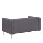 Nowoczesny zestaw sof do salonu Morden Fort, 3-częściowy zestaw: sofa, dwuosobowa sofa i fotel