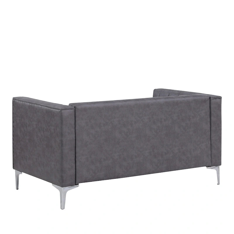 Nowoczesny zestaw sof do salonu Morden Fort, 3-częściowy zestaw: sofa, dwuosobowa sofa i fotel