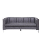 Nowoczesny zestaw sof do salonu Morden Fort, 3-częściowy zestaw: sofa, dwuosobowa sofa i fotel
