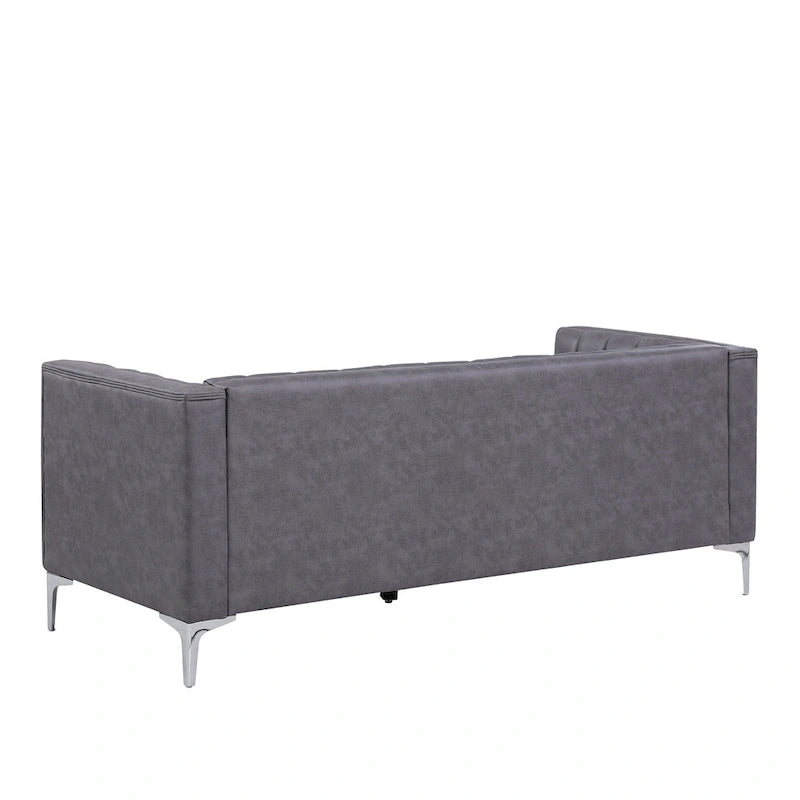Nowoczesny zestaw sof do salonu Morden Fort, 3-częściowy zestaw: sofa, dwuosobowa sofa i fotel