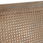 Panca Willshire beige in legno naturale recuperato Madison Park