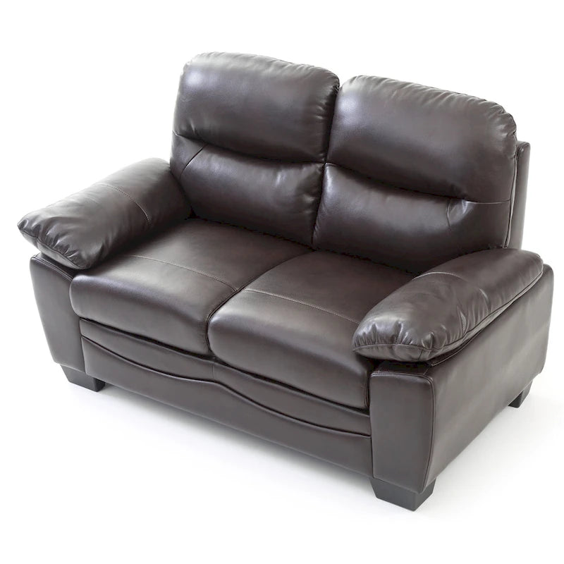 Dwuosobowa sofa Marta ze sztucznej skóry