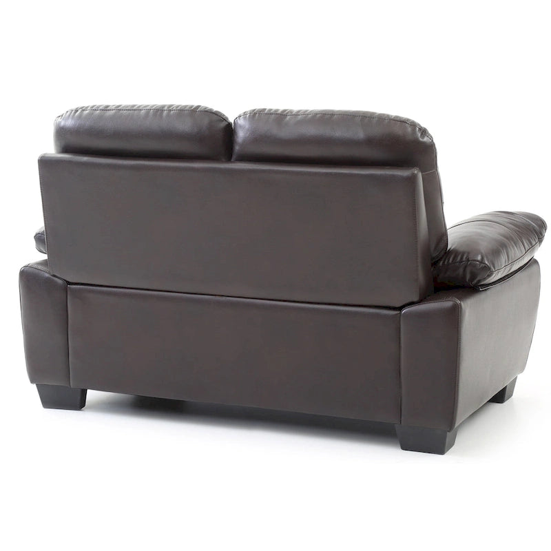 Dwuosobowa sofa Marta ze sztucznej skóry