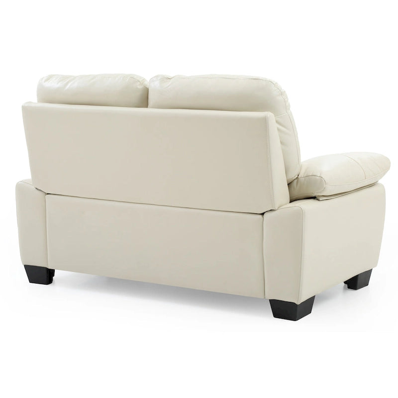Dwuosobowa sofa Marta ze sztucznej skóry