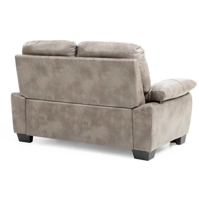 Dwuosobowa sofa Marta ze sztucznej skóry