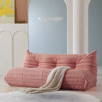Comfortabele luie vloersofa, zitzakstoelen van teddyfluweel voor woonkamer, slaapkamer, kantoor of salon