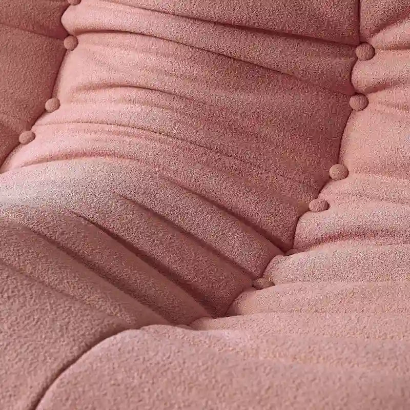 Comfortabele luie vloersofa, zitzakstoelen van teddyfluweel voor woonkamer, slaapkamer, kantoor of salon