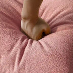 Comfortabele luie vloersofa, zitzakstoelen van teddyfluweel voor woonkamer, slaapkamer, kantoor of salon