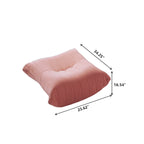 Comfortabele luie vloersofa, zitzakstoelen van teddyfluweel voor woonkamer, slaapkamer, kantoor of salon