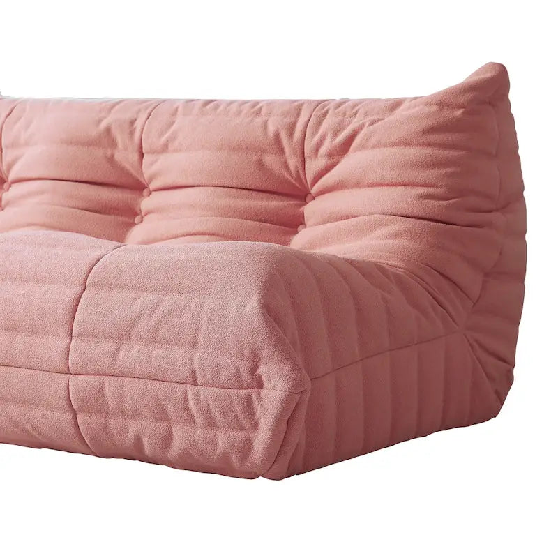 Comfortabele luie vloersofa, zitzakstoelen van teddyfluweel voor woonkamer, slaapkamer, kantoor of salon