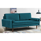 Monahan US Pride Furniture 70W Samtsofa mit Knopfheftung