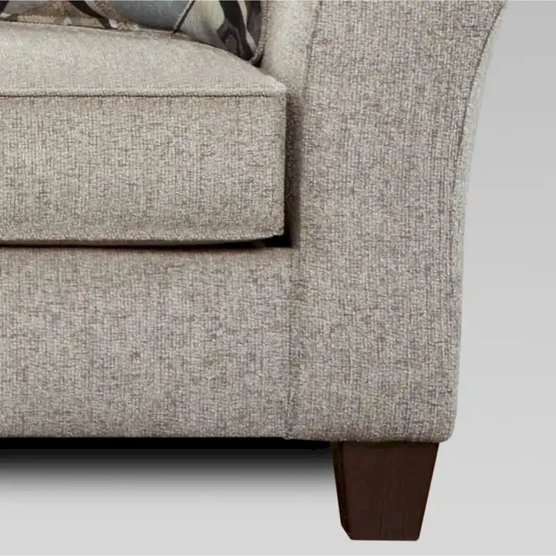 Roundhill Furniture Camero szövet, párnázott háttámlájú kanapé- és kétszemélyeskanapé-garnitúra