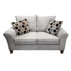 Roundhill Furniture Camero szövet, párnázott háttámlájú kanapé- és kétszemélyeskanapé-garnitúra