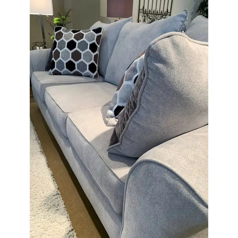 Roundhill Furniture Camero szövet, párnázott háttámlájú kanapé- és kétszemélyeskanapé-garnitúra