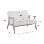 Simple Living Sonia -kahden istuttava sohva