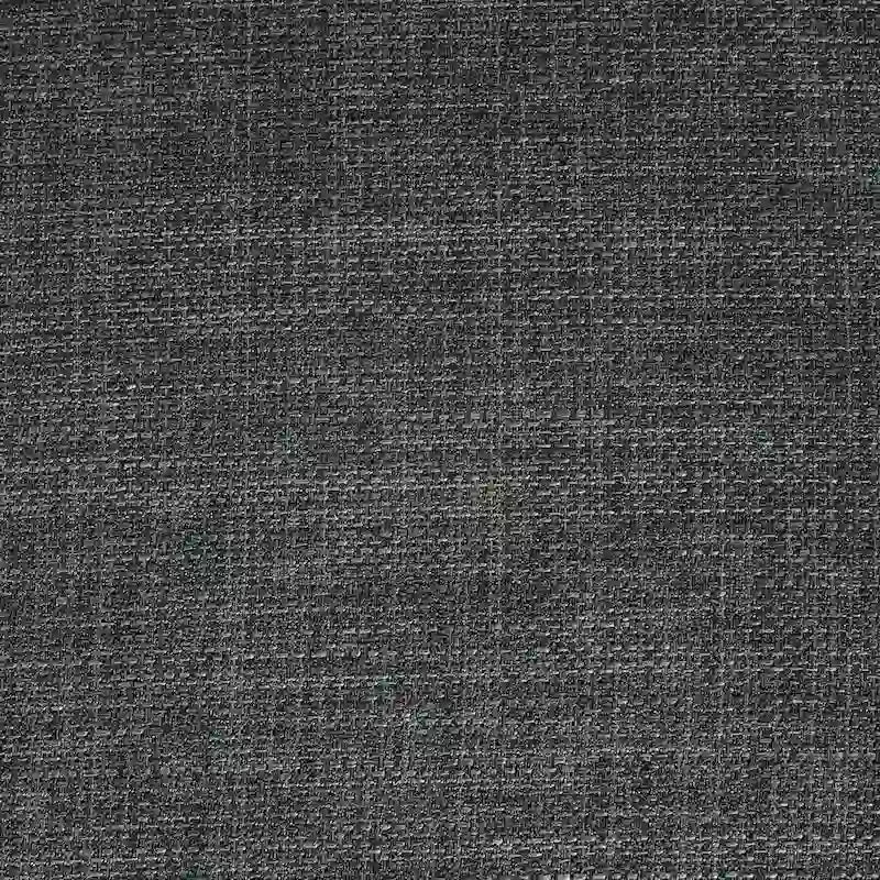 Divanetto Chesterfield in lino Morden Fort con capitonné a bottoni, borchie e gambe in legno massiccio per il soggiorno
