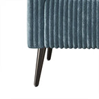 Set da soggiorno CraftPorch, 3 pezzi, moderno in velluto a coste e imbottito in velluto glamour