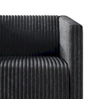 Set da soggiorno CraftPorch, 3 pezzi, moderno in velluto a coste e imbottito in velluto glamour