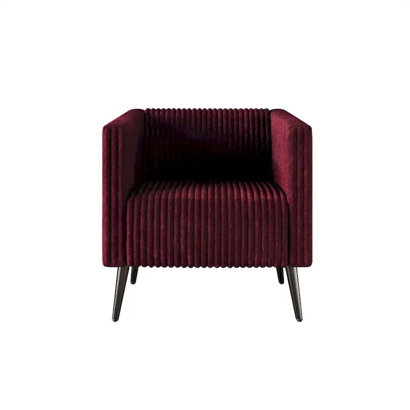 Set da soggiorno CraftPorch, 3 pezzi, moderno in velluto a coste e imbottito in velluto glamour