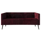 Set da soggiorno CraftPorch, 3 pezzi, moderno in velluto a coste e imbottito in velluto glamour