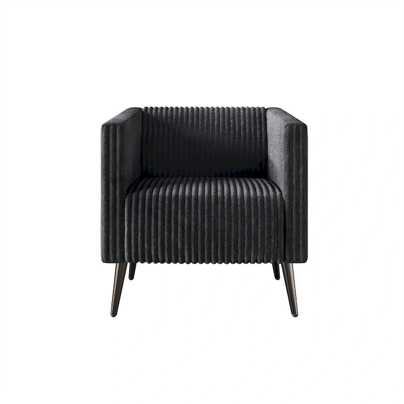 Set da soggiorno CraftPorch, 3 pezzi, moderno in velluto a coste e imbottito in velluto glamour