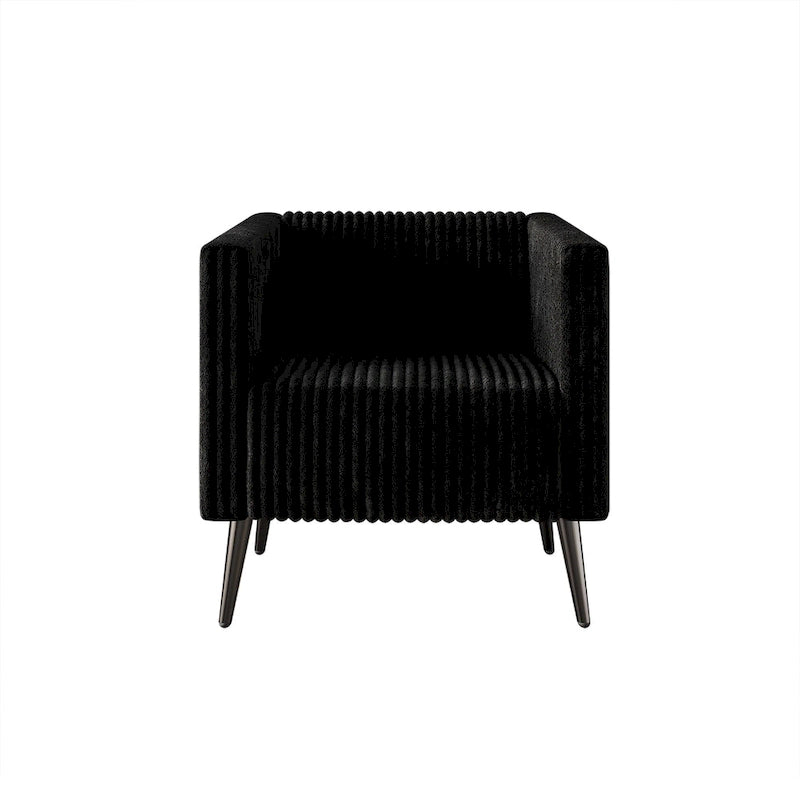 Set da soggiorno CraftPorch, 3 pezzi, moderno in velluto a coste e imbottito in velluto glamour