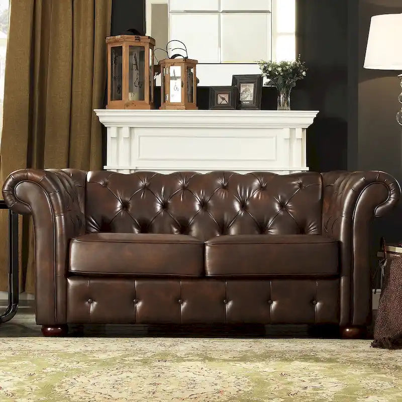 Knightsbridge-tuftattu Chesterfield-kahden istuttava sohva, iNSPIRE Q Artisan