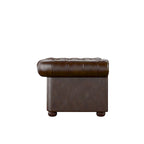 Knightsbridge-tuftattu Chesterfield-kahden istuttava sohva, iNSPIRE Q Artisan