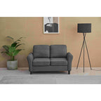 Set da soggiorno composto da divanetto e divano, 2 pezzi