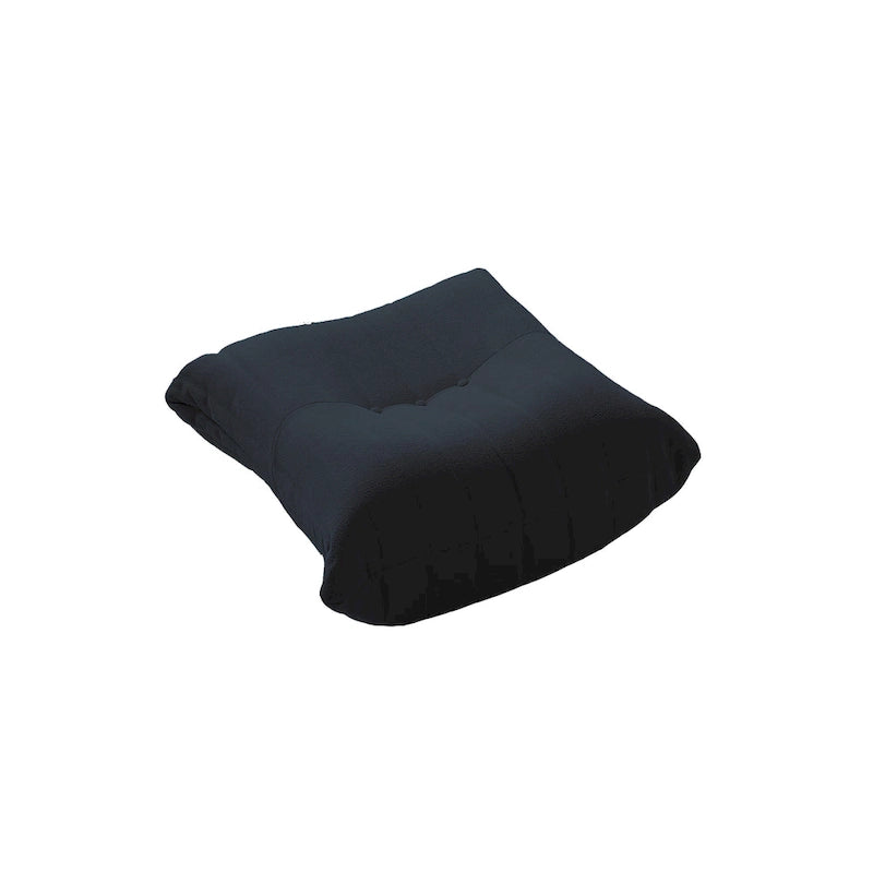 Modernes Teddy-Stoff-Sofa als entspanntes Bodensofa, Wohnzimmer-Sofa, Sitzsack